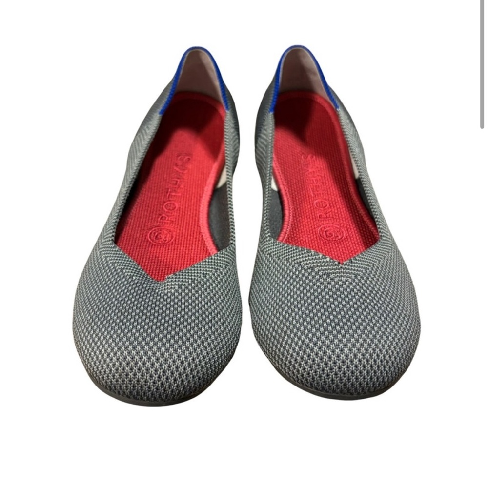 Rothy’s ‘The Flat’ in Wolf Gray size 8
